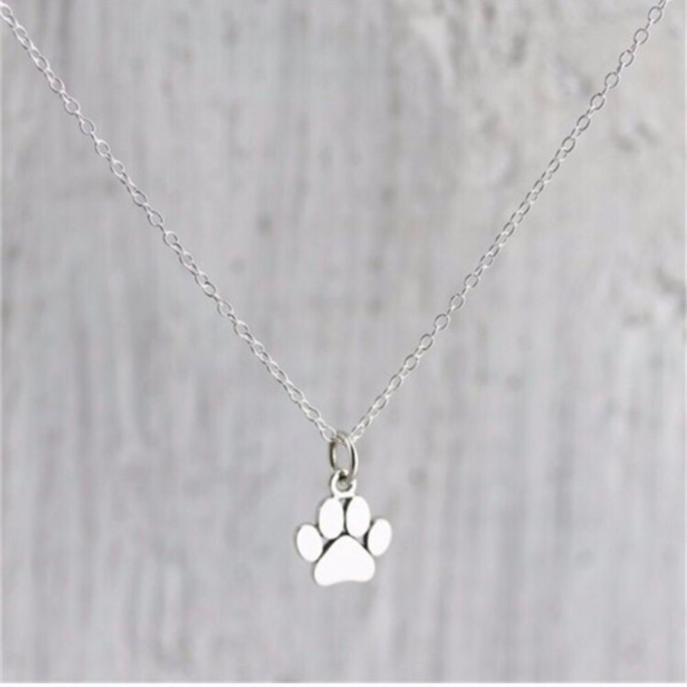 Silver Paw Necklace